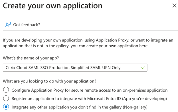 Create your own application