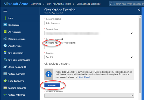 Configuration et connexion à Citrix Virtual Apps Essentials