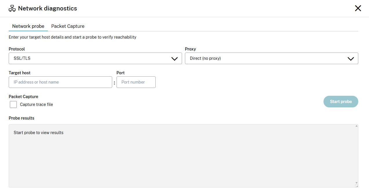 Network Diagnostics Blade