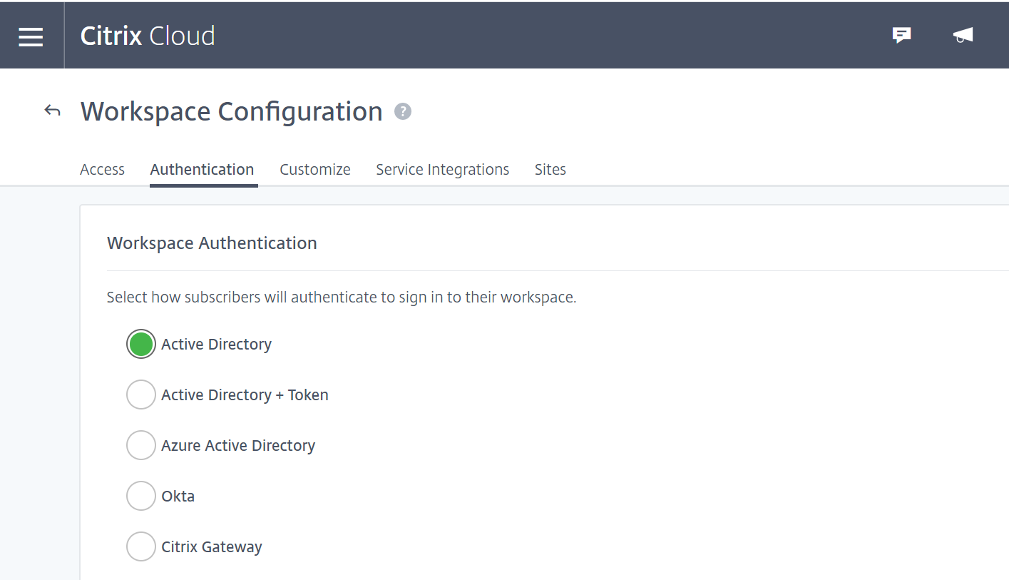 Workspace-Konfiguration aktivieren