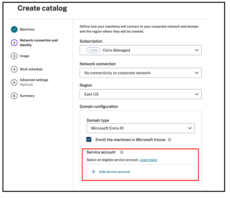 Create Catalog