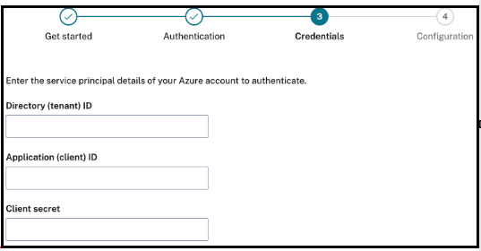 Credentials Authenticate