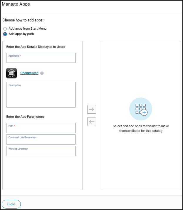 add apps