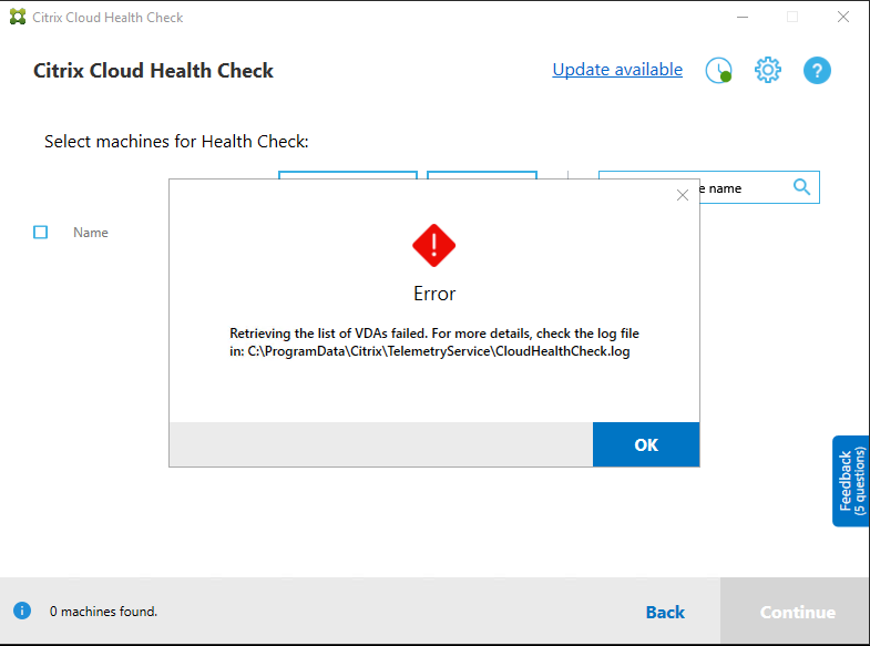Cloud Health Check取得4