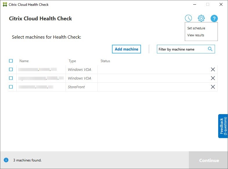 agendador do cloud health check 2