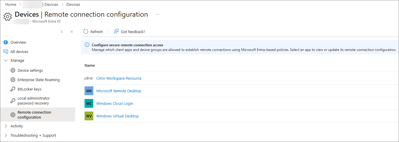 Entra app config 1