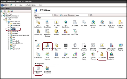 IIS Manager Console