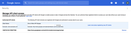 Google administrator console