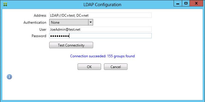 LDAP configuration