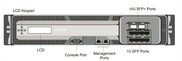 MPX 9700-10G panneau avant