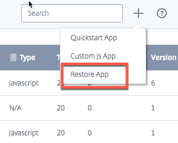 Restore App