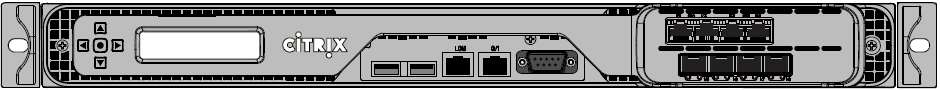 Vista frontal del dispositivo Citrix SD-WAN 2100-SE