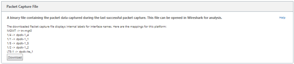 Paket-Capture-Datei