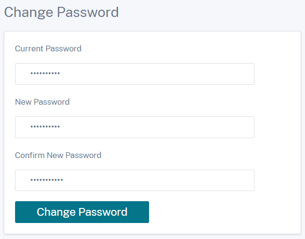 Default password