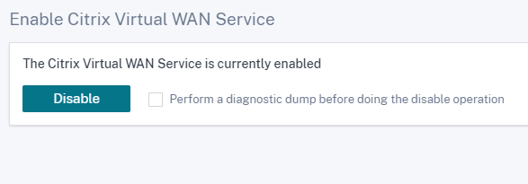 New user interface virtual WAN service