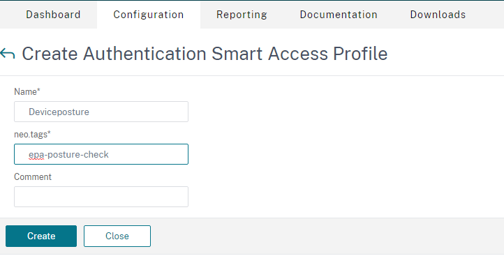 Créer un profil pour la vérification de l'état de sécurité de l'appareil