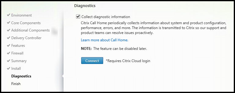 diagnosticar Página no instalador vda