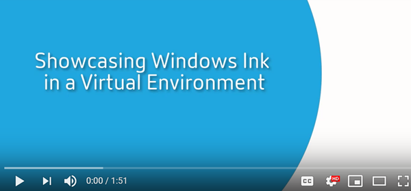 Windows Ink and pen functionality demo