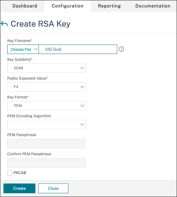 Create a CSR certificate