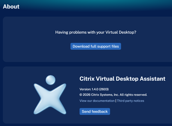 Citrix Assistant app AOT