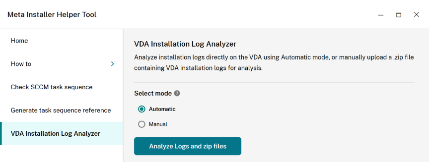 Meta installer log analyzer