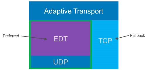 Adaptive transport image