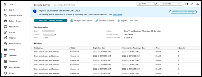 Register License Server to use LAS