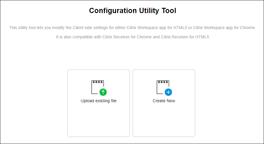Outil Configuration Utility