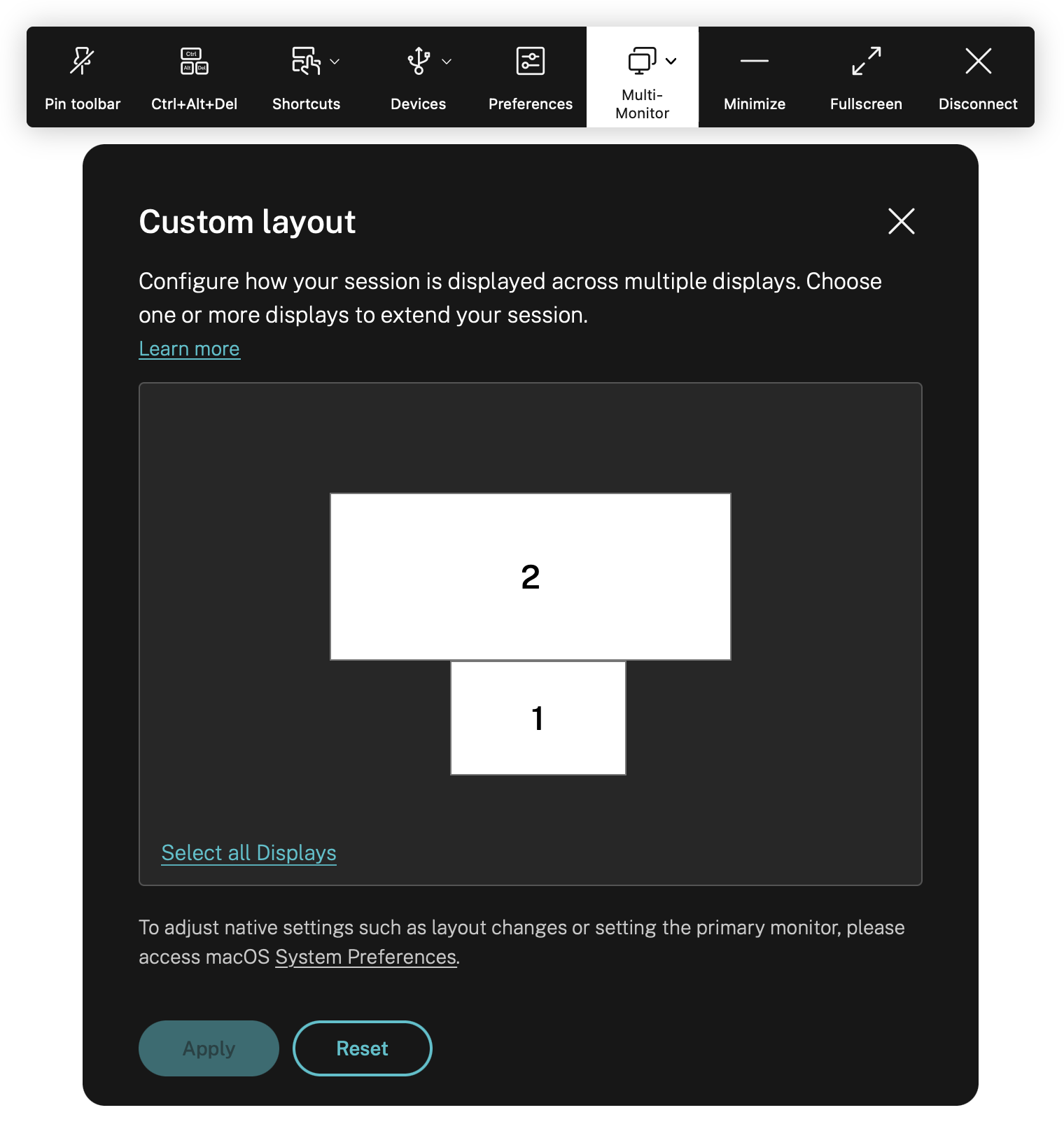 Custom layout