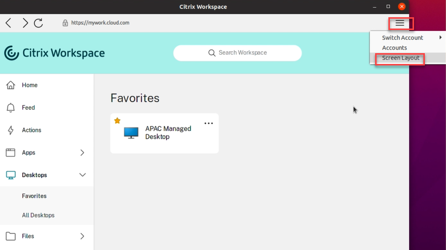 Citrix workspace app