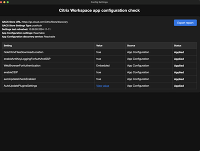 Config checker