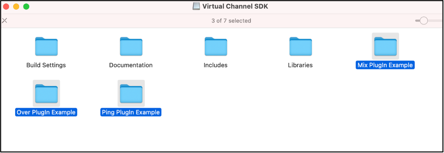 Examples of VCSDK