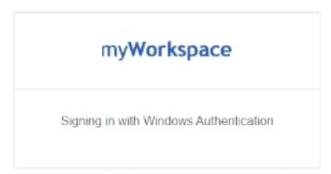 我的 Workspace 登录