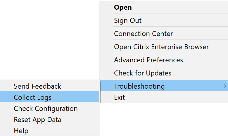 Troubleshoot Citrix Workspace App For Windows