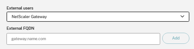 Screenshot of Configure connectivity window with traditional gateway selected