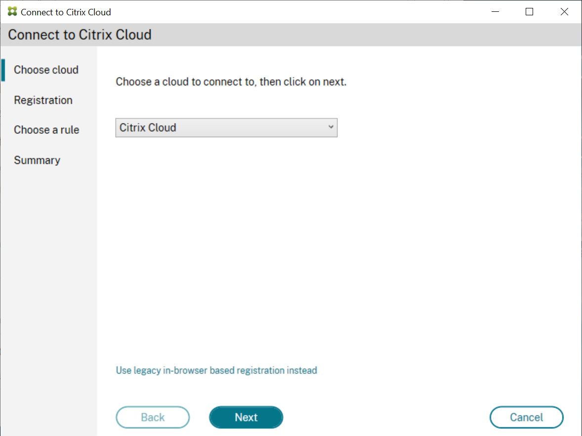 Choose Citrix Cloud