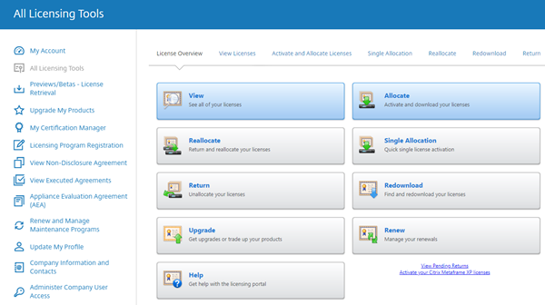 Licensing-tools