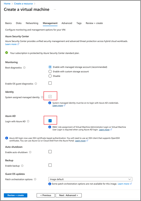 Enable login with AAD