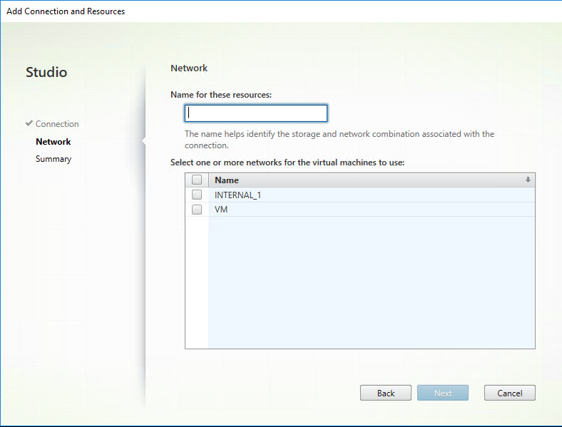 Creating a host connection to Nutanix in the on-premises Citrix Studio