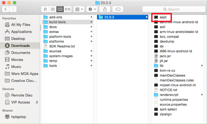 Image of the 23.0.3 folder