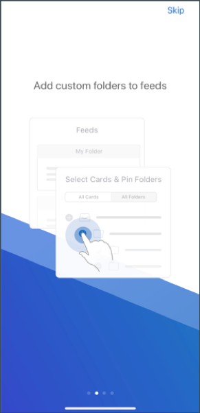 Add custom folders to your feeds