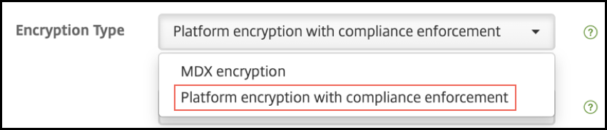 Image of encryption type
