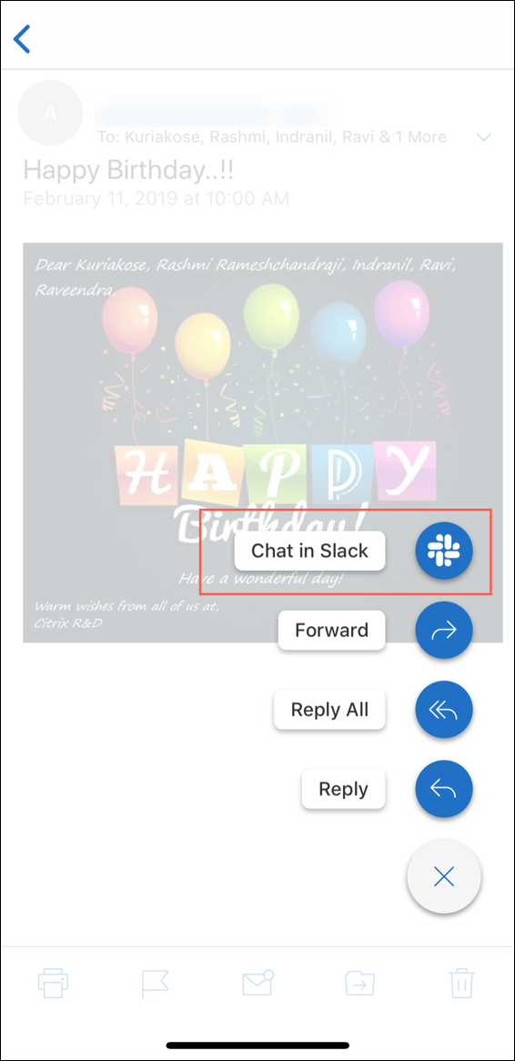 Chat no Slack