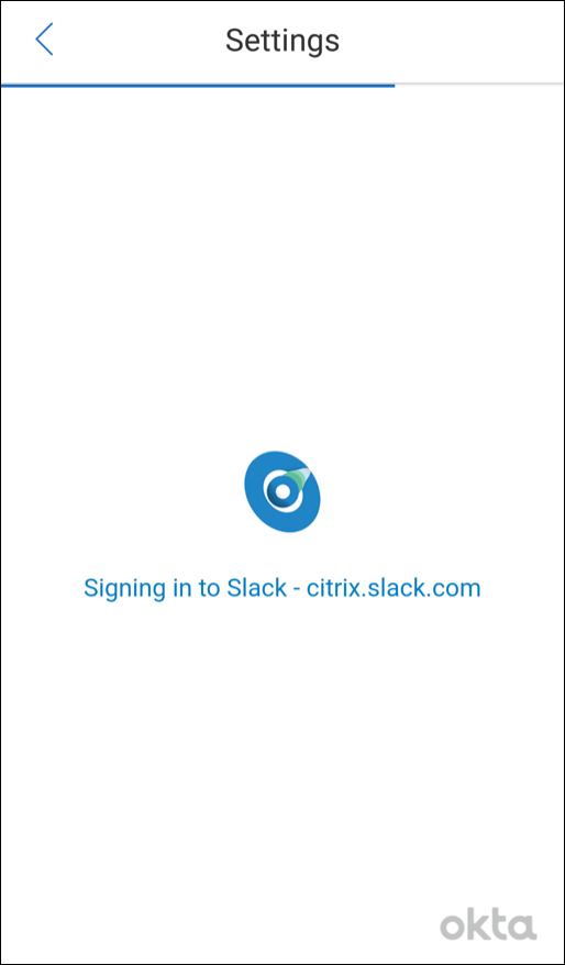Inicio de sesión de Slack