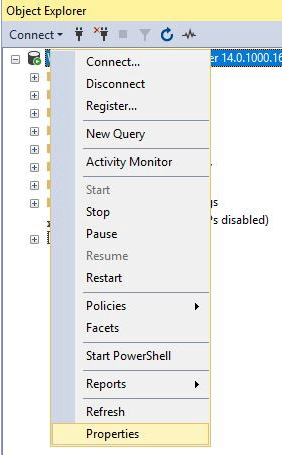 MS SQL Serverオブジェクトエクスプローラー