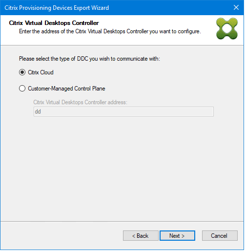 Citrix Cloud DDC Citrix Virtual Apps and Desktops Setup wizard