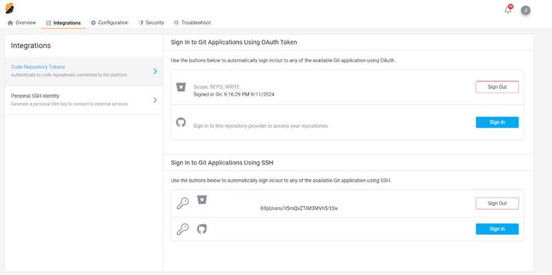 Setting up the Profile