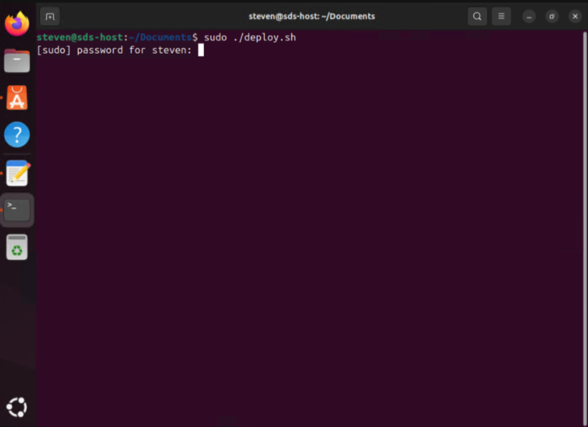 SDS Deployment Script