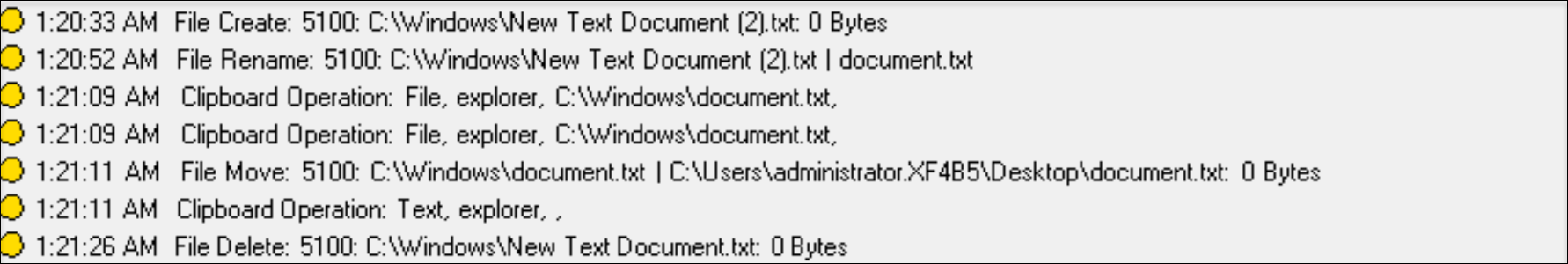 Operaciones de archivos
