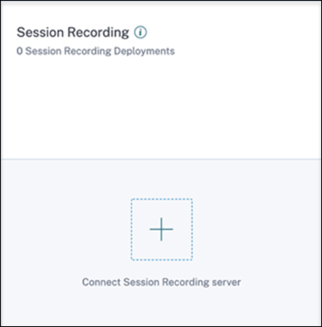 Connexion d'enregistrement de session